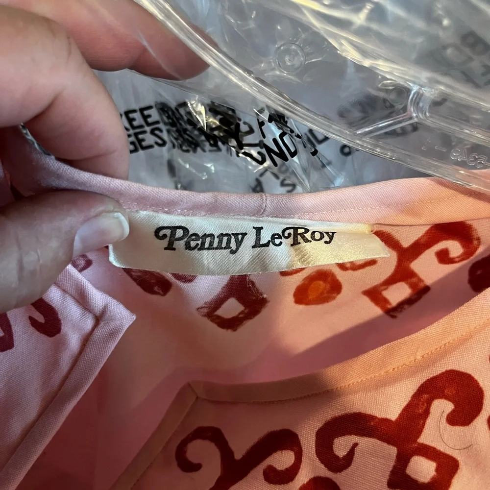 Penny LeRoy South African Tribal designer vintage wrap dress - Picture 4 of 6